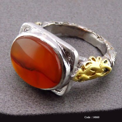 38 Agate Rouge dorée 14860